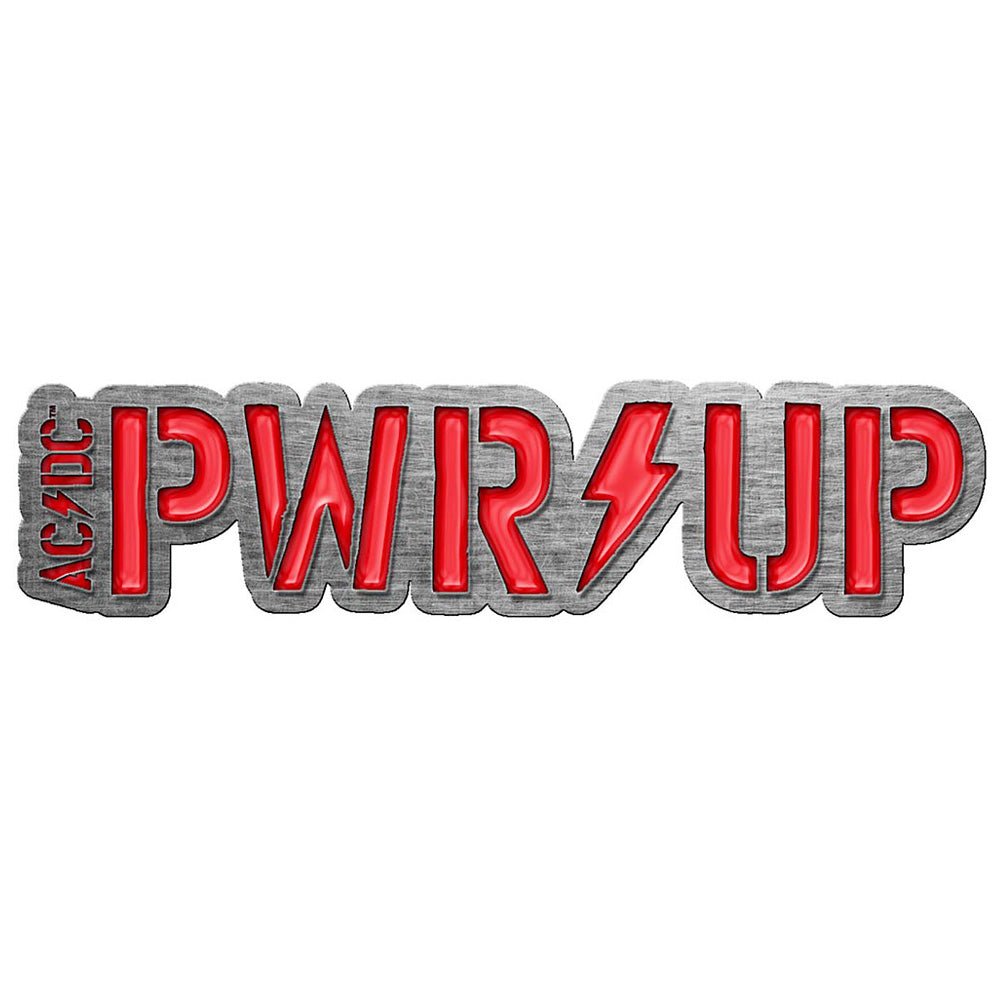 AC/DC エーシーディーシー (Back in Black 45周年 ) - PWR - UP / メタル・ピンバッジ / バッジ - PGS